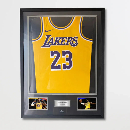 cadre maillot lakers decoration