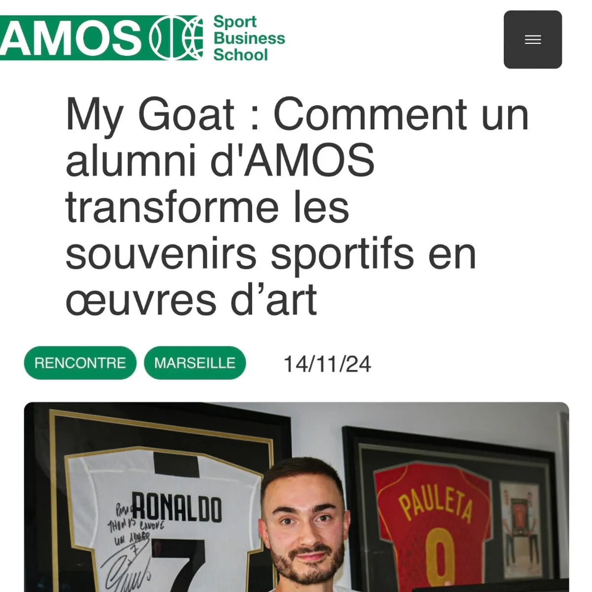 Article amos my goat
