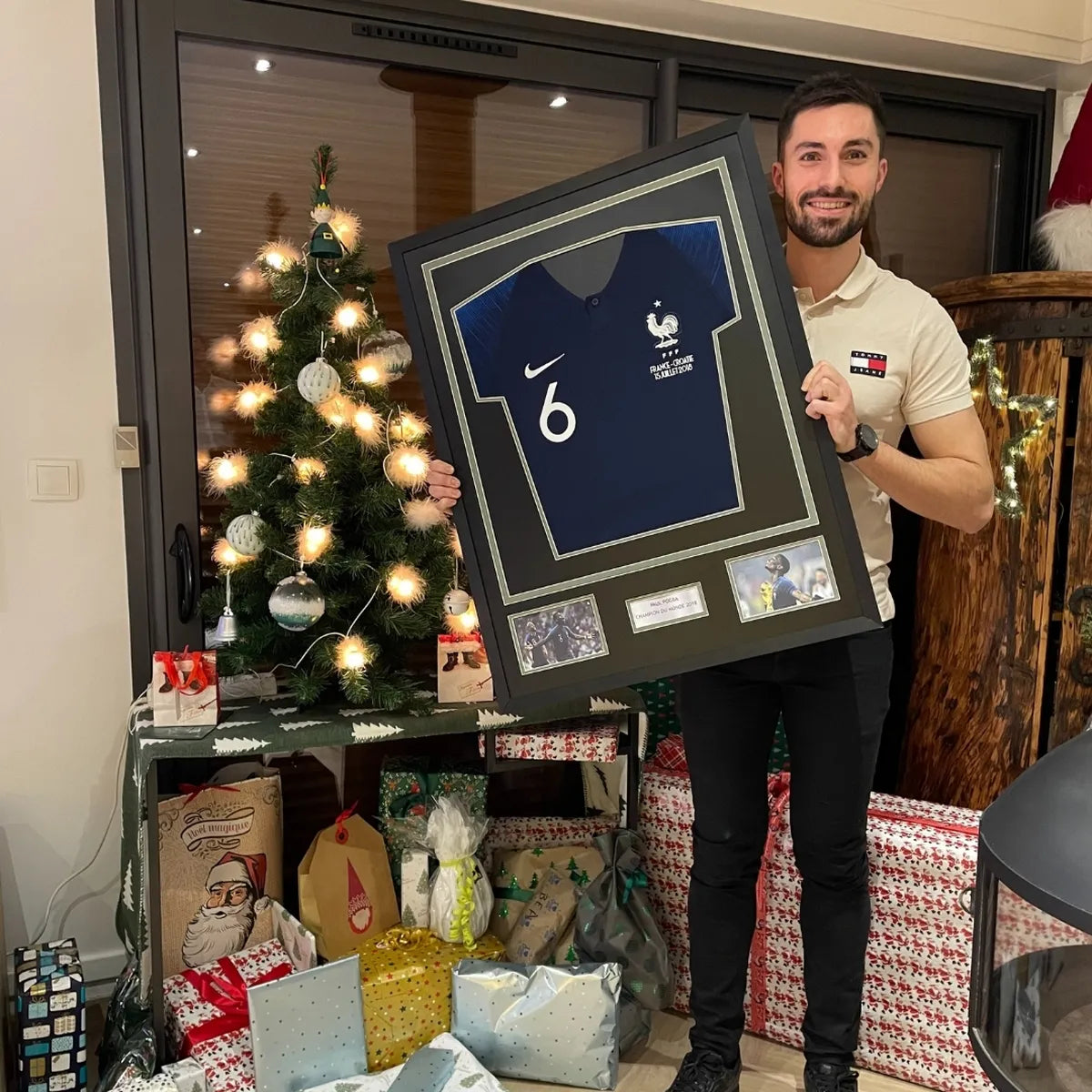Cadeau foot noel maillot 