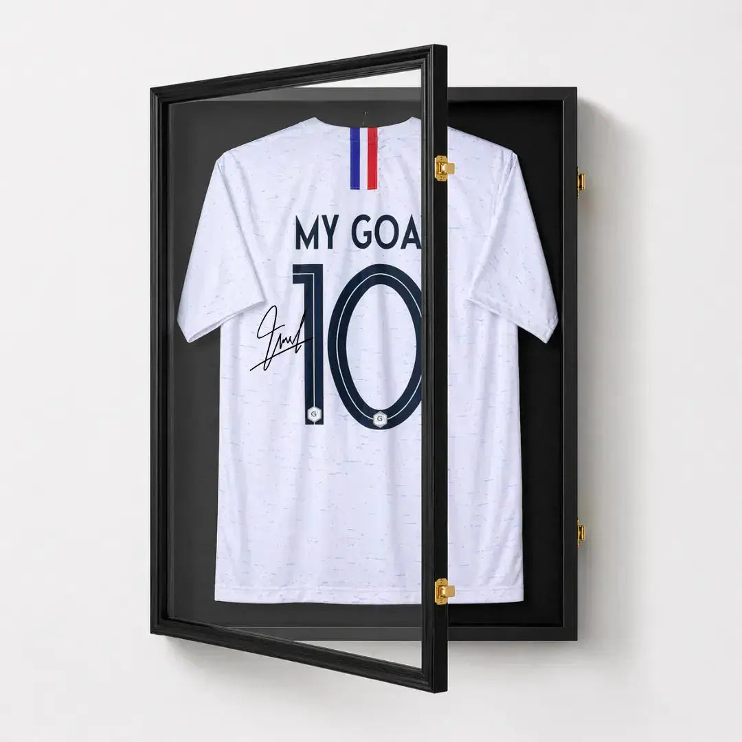 Cadre maillot vitrine équipe de france de foot