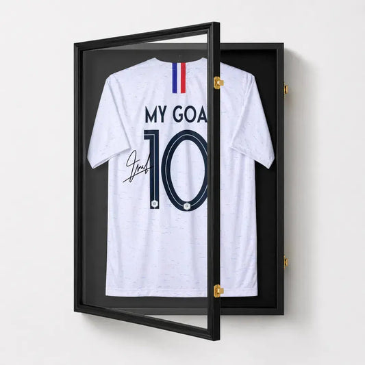 Cadre maillot vitrine équipe de france de foot