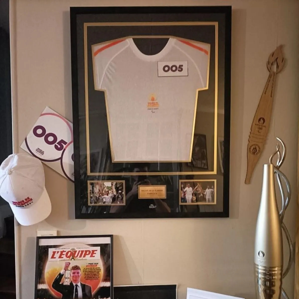 Cadre maillot jeux olympiques paris 2024