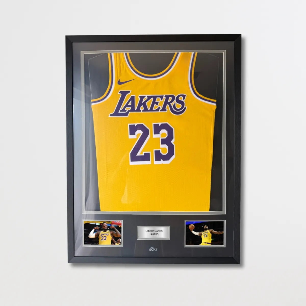 cadre maillot lakers decoration