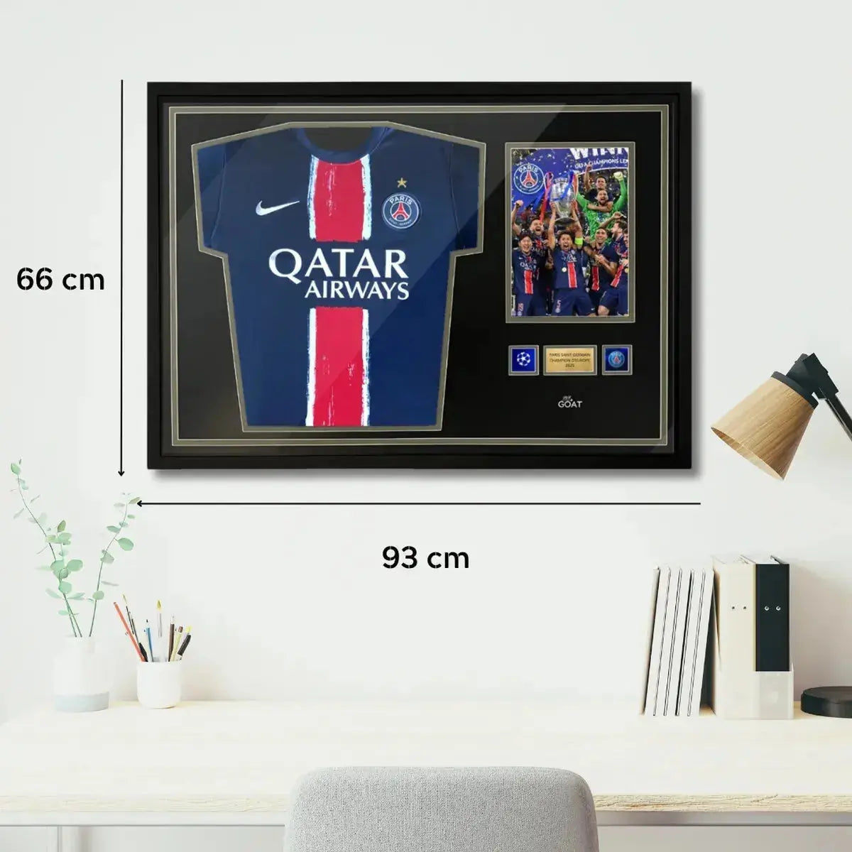 Décoration cadre psg XL finale My Goat