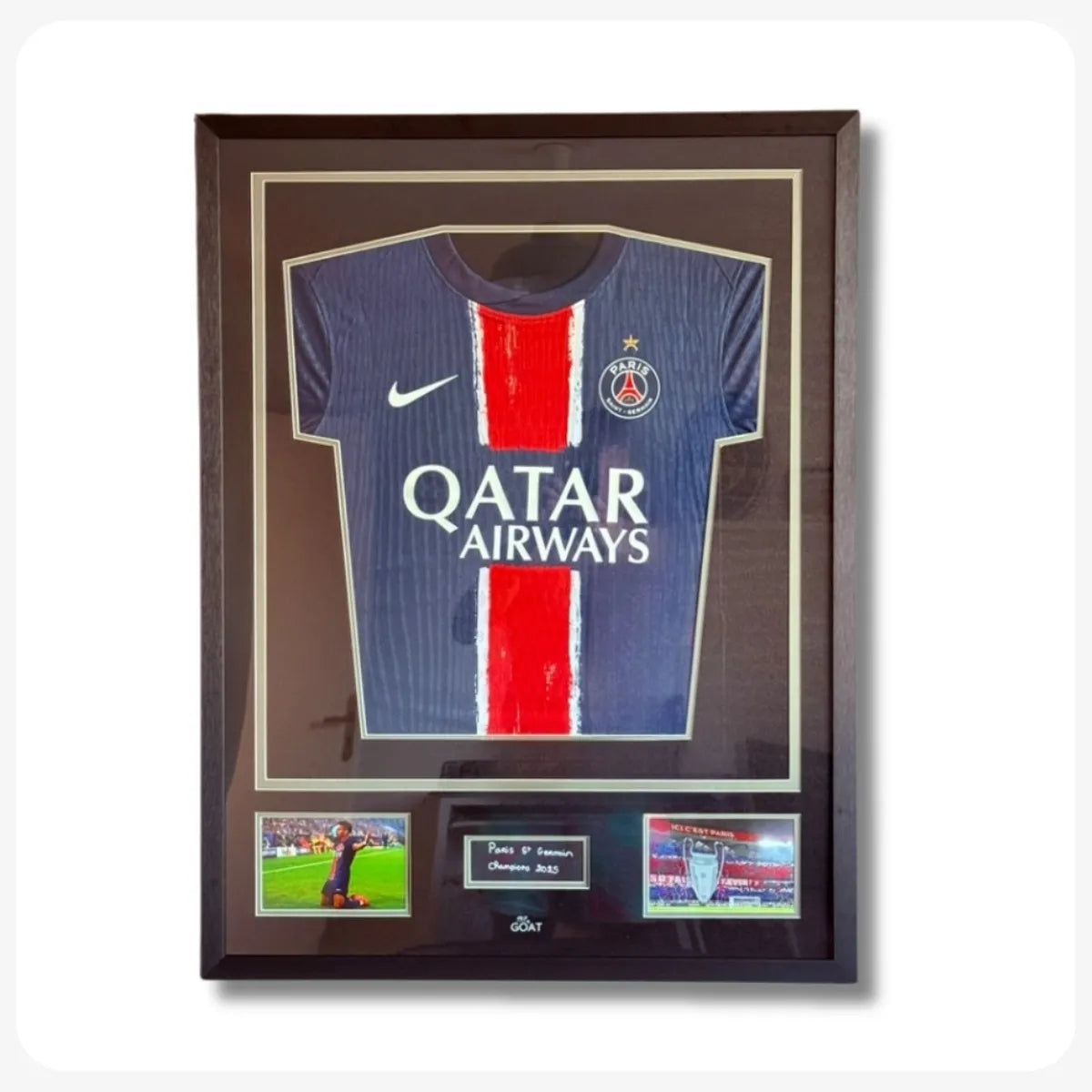 Etape 4 encadrement maillot psg