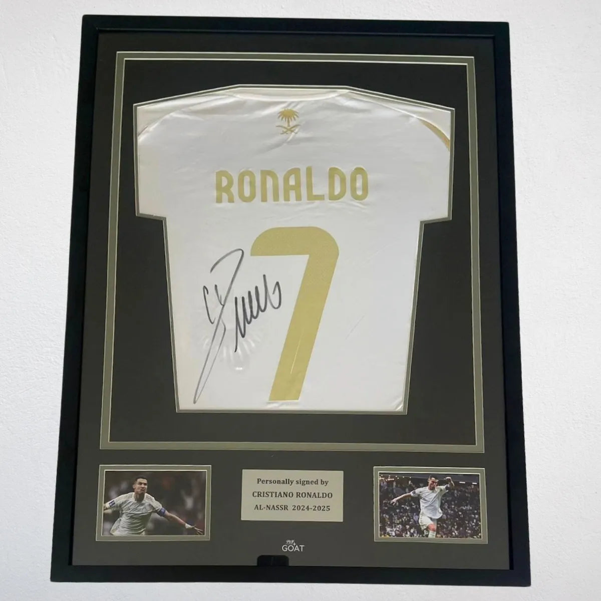 Maillot ronaldo al nassr signé