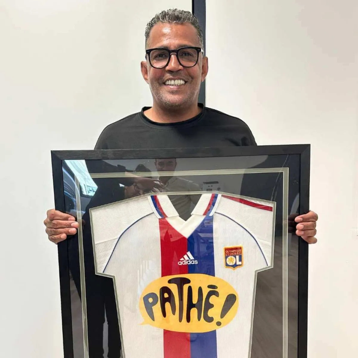 maillot encadré sonny anderson lyon