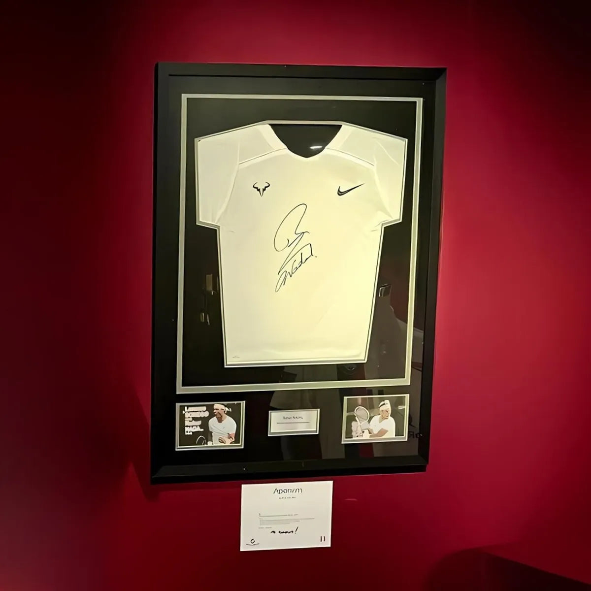 cadre pour maillot de tennis nadal