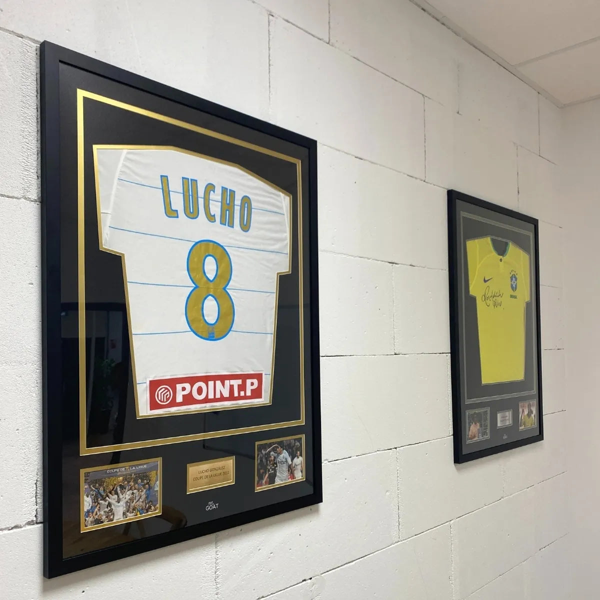 cadres pour maillot foot my goat décoration