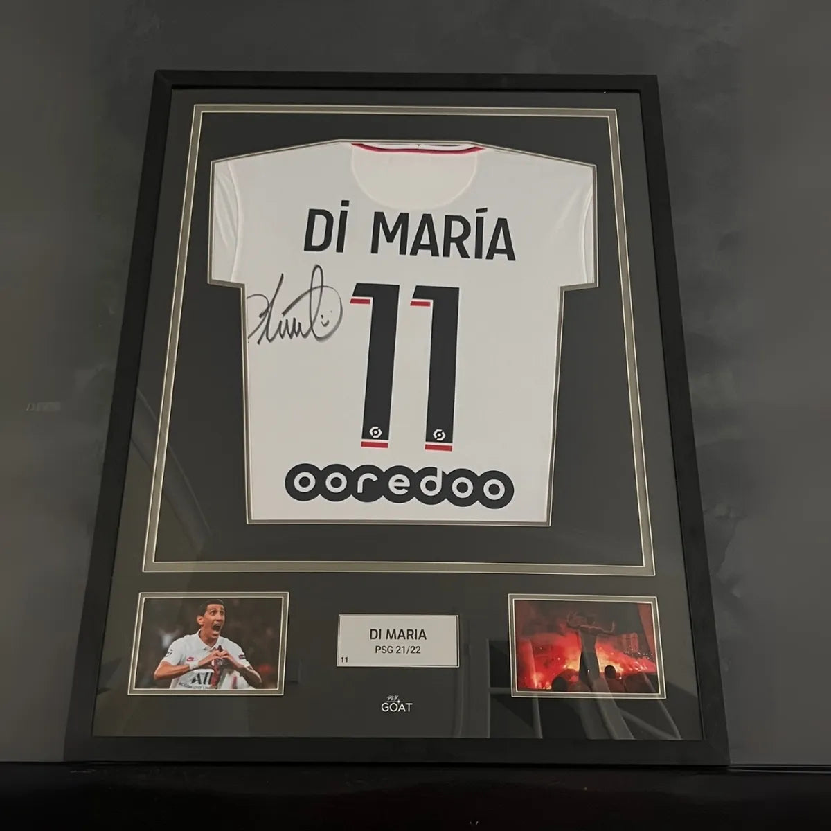 maillot di maria psg encadré