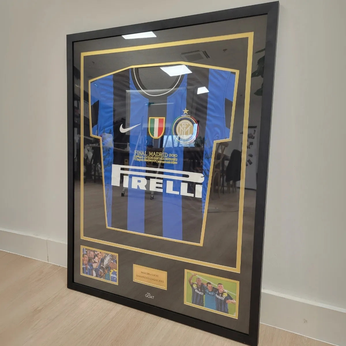 maillot inter champion encadré
